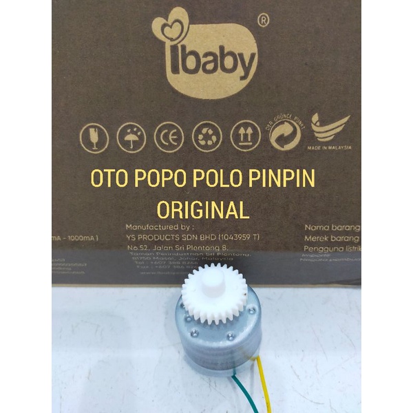 dinamo sensor gear mesin ayunan bayi OTO POPO POLO PINPIN