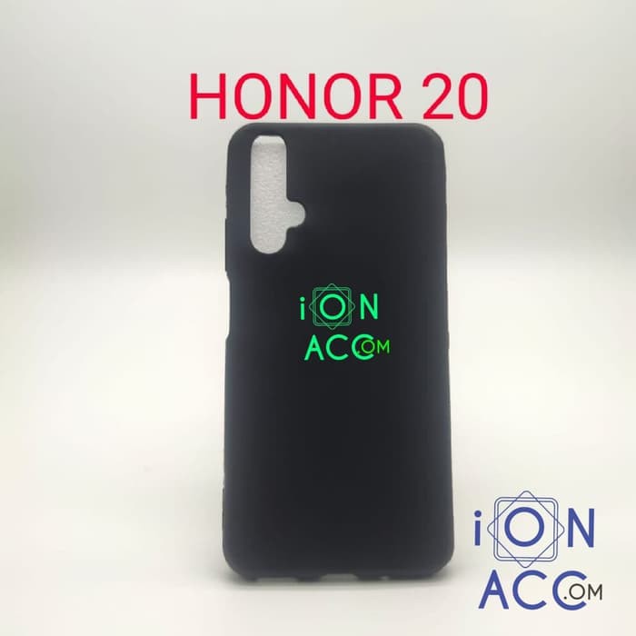 CASE SLIM MATTE HONOR 20 BLACK MATTE CASE