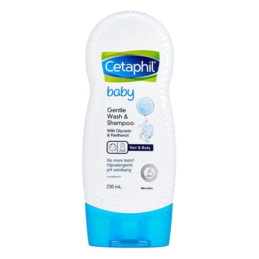 Cetaphil baby gentle wash and shampoo 2in1 body 230mL l 400mL