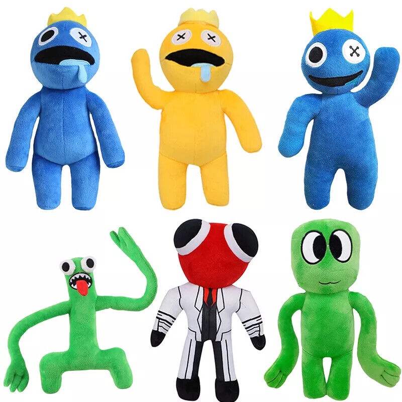 Mainan Boneka Stuffed Plush Karakter Game Rainbow Friends Blue Monster 2022 Untuk Hadiah Anak