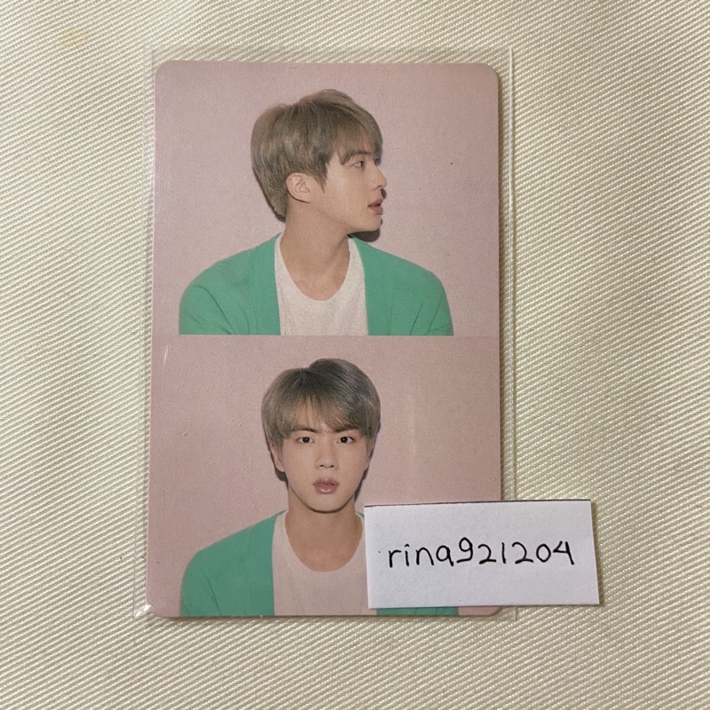 PHOTOCARD JIN PERSONA 1 PC JIN PERSONA 1 PHOTOCARD SEOKJIN PERSONA 1 PC SEOKJIN PERSONA 1