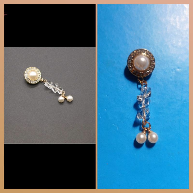 Bros dagu jilbab/bros baju juntai, jarum premium