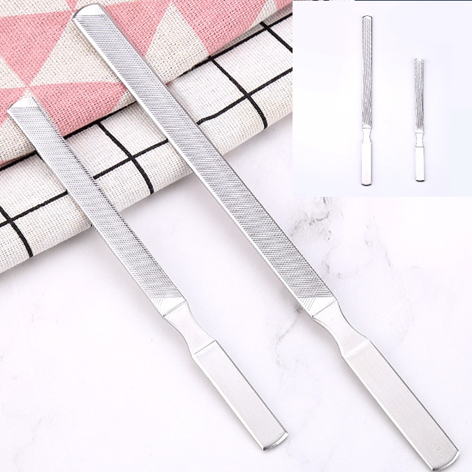 Mysterygirl - Alat Pengikir KIKIR KUKU Stainless Steel 304 Penghalus Tumit Kaki Manicure Pedicure