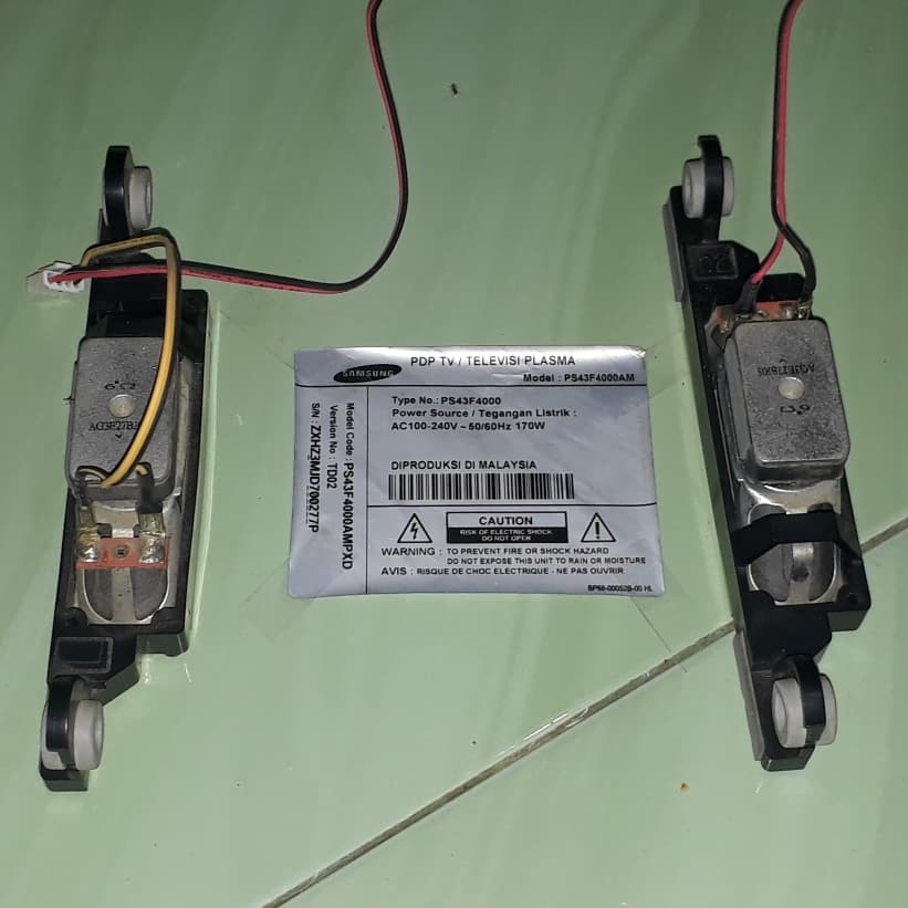 Speaker Speker Spiker Samsung PS43F4000 43F4000 PS43F4000AM 43F4000AM
