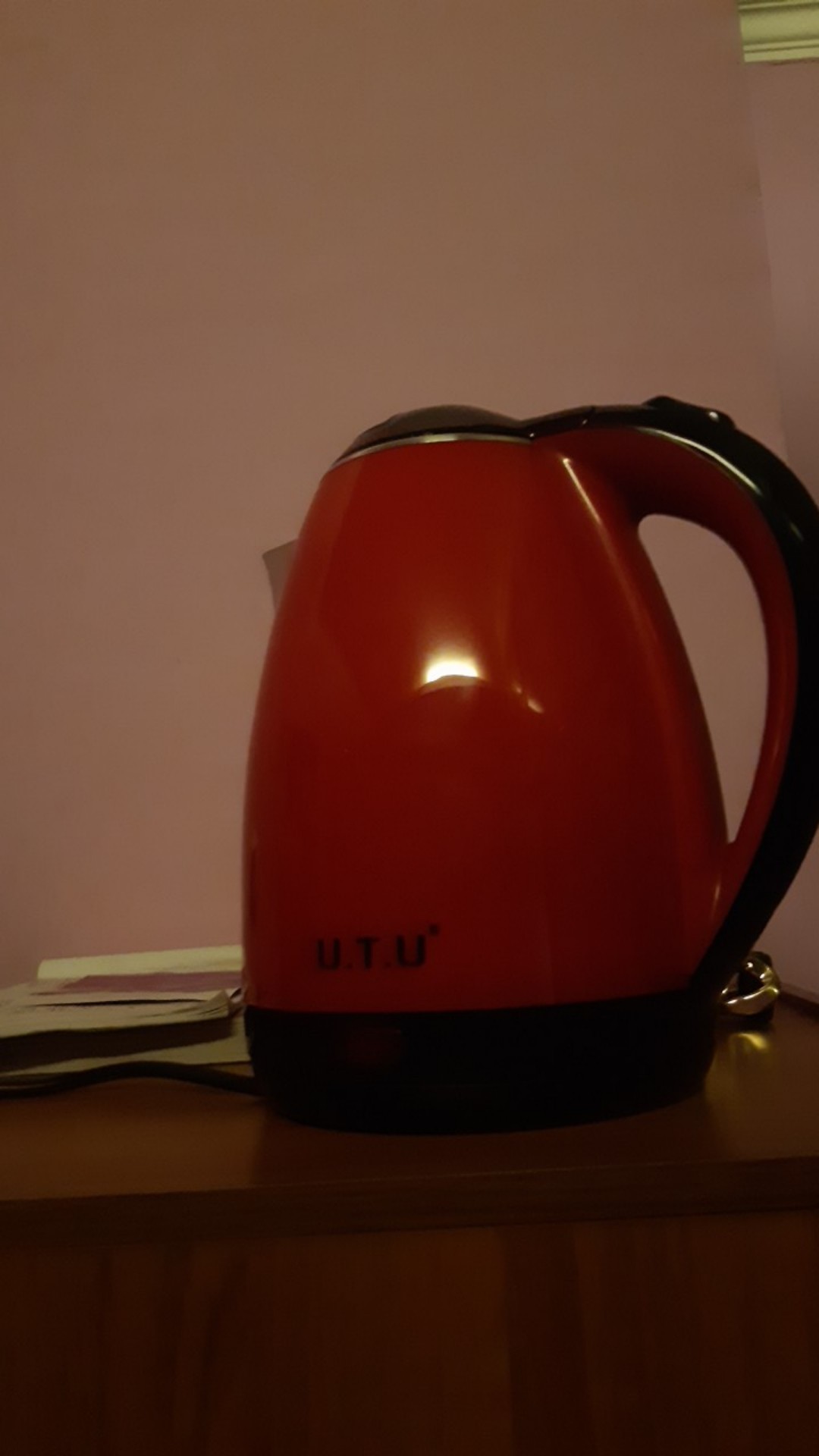 Utu Kettle Air Jk-118 Galya / Teko Listrik / Ceret Listrik / Teko Air (merah)