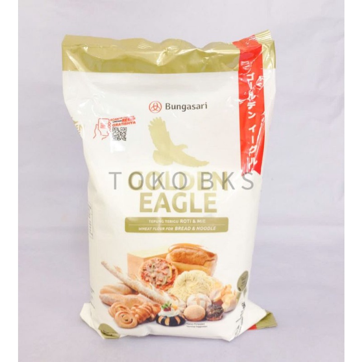

TEPUNG TERIGU GOLDEN EAGLE 1KG PROTEIN TINGGI