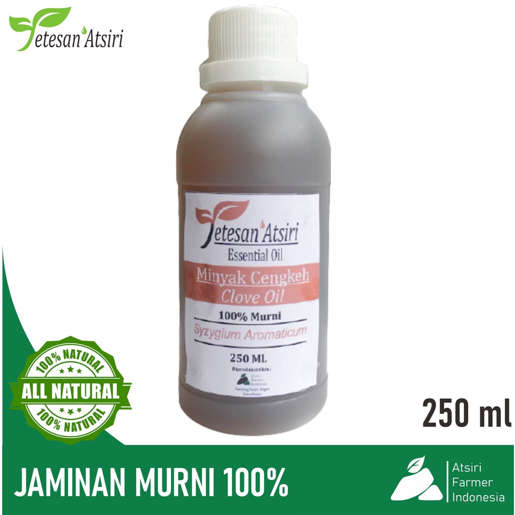 250ml minyak atsiri cengkeh murni 100% clove pure essential oil 100% tanpa campuran