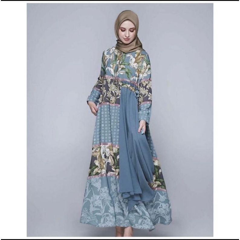 Dress Elmira Sagef, Ria Miranda, Hikmat fashion A5466