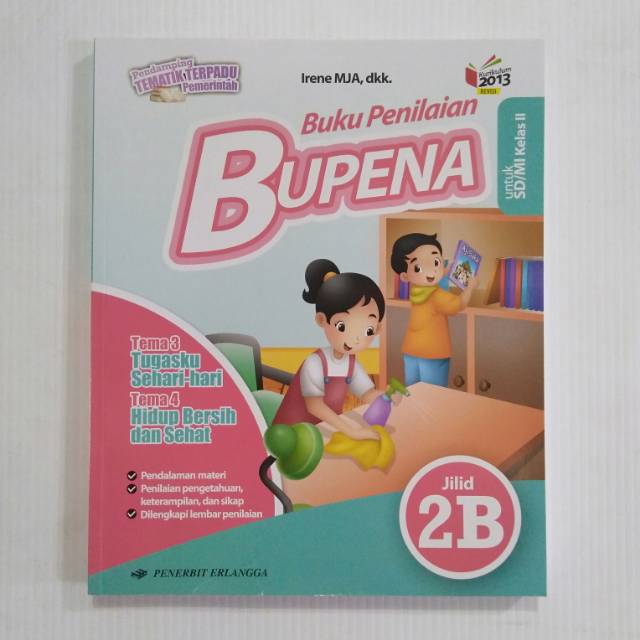 Jual BUKU ORIGINAL Buku Bupena 2b Buku Penilaian Bupena Kelas 2b ...