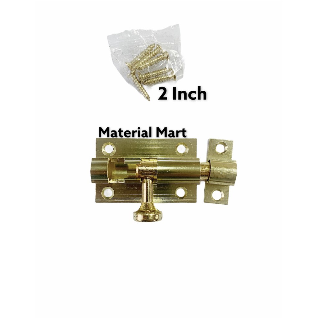 Grendel Pintu 2 Inch | Grendel Aluminium Slot 2&quot; | Grendel Slot Pintu | Material Mart