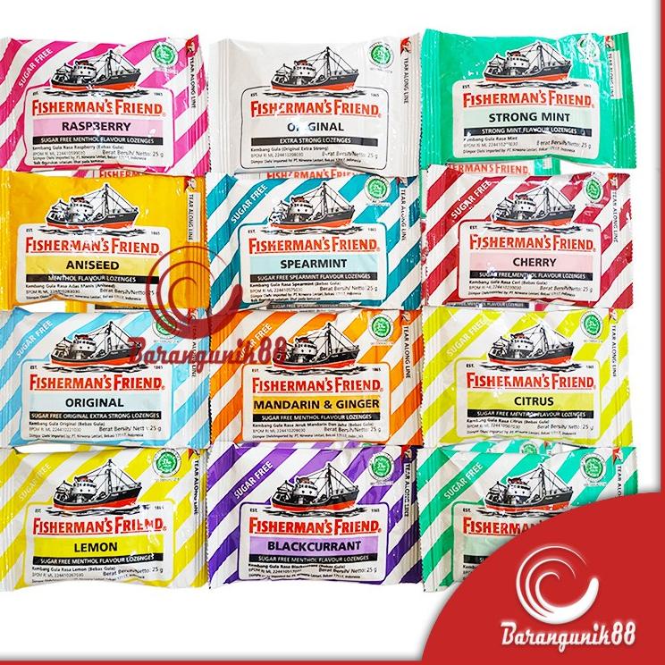 

Ready KR7SG Permen Fisherman's Friend Original 25 gram Aneka Rasa 45 Laris