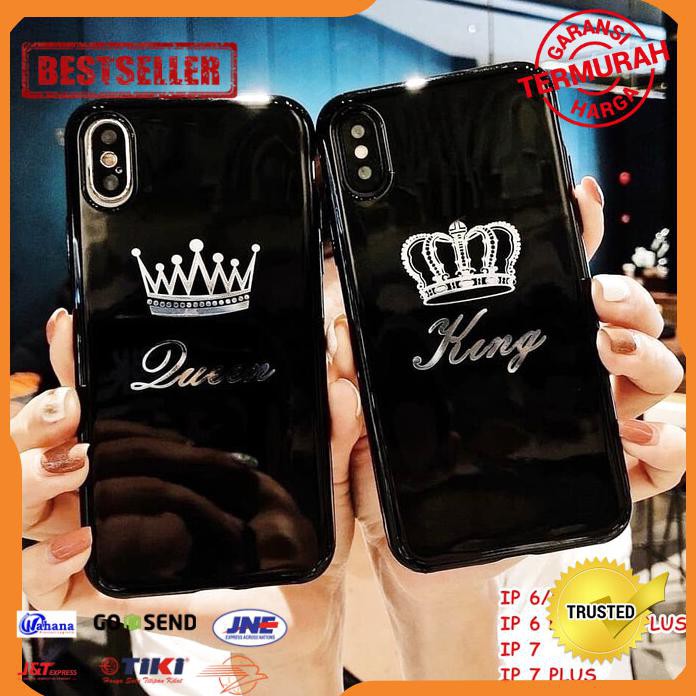CASE HP IPHONE 6 6S 6 PLUS 6S PLUS 7 7 PLUS COUPLE KING QUEEN CASE