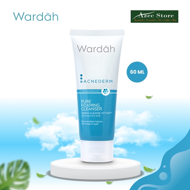 Wardah Acnederm Pure Foaming Cleanser 60ml