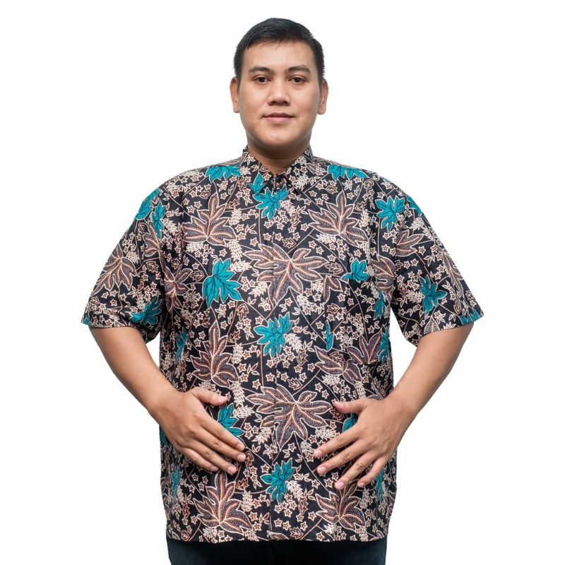 BATIK PRIA LENGAN PENDEK JUMBO BIG SIZE JUMBO