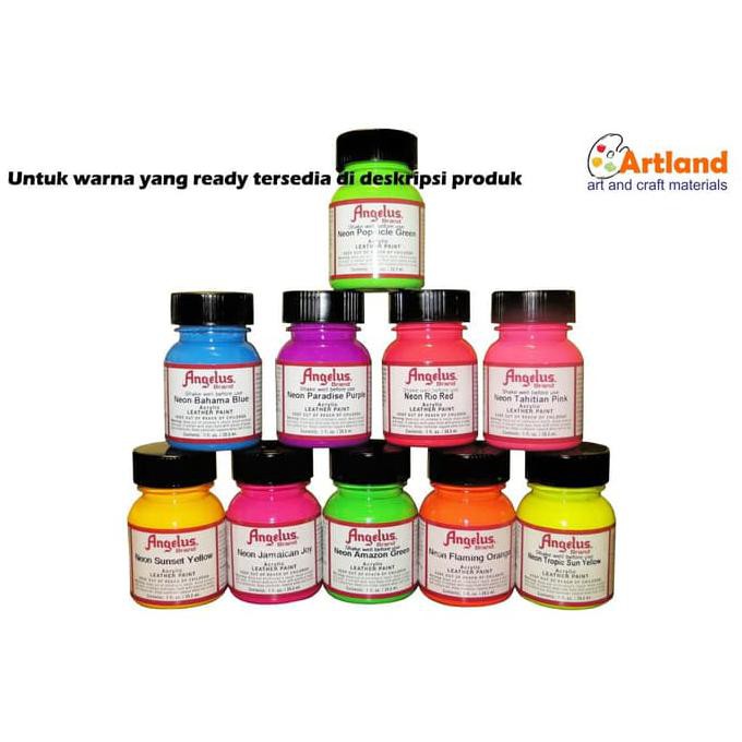 

Ready! Angelus Leather Paint 1Oz Neon - Tropic Sun Yel Murah