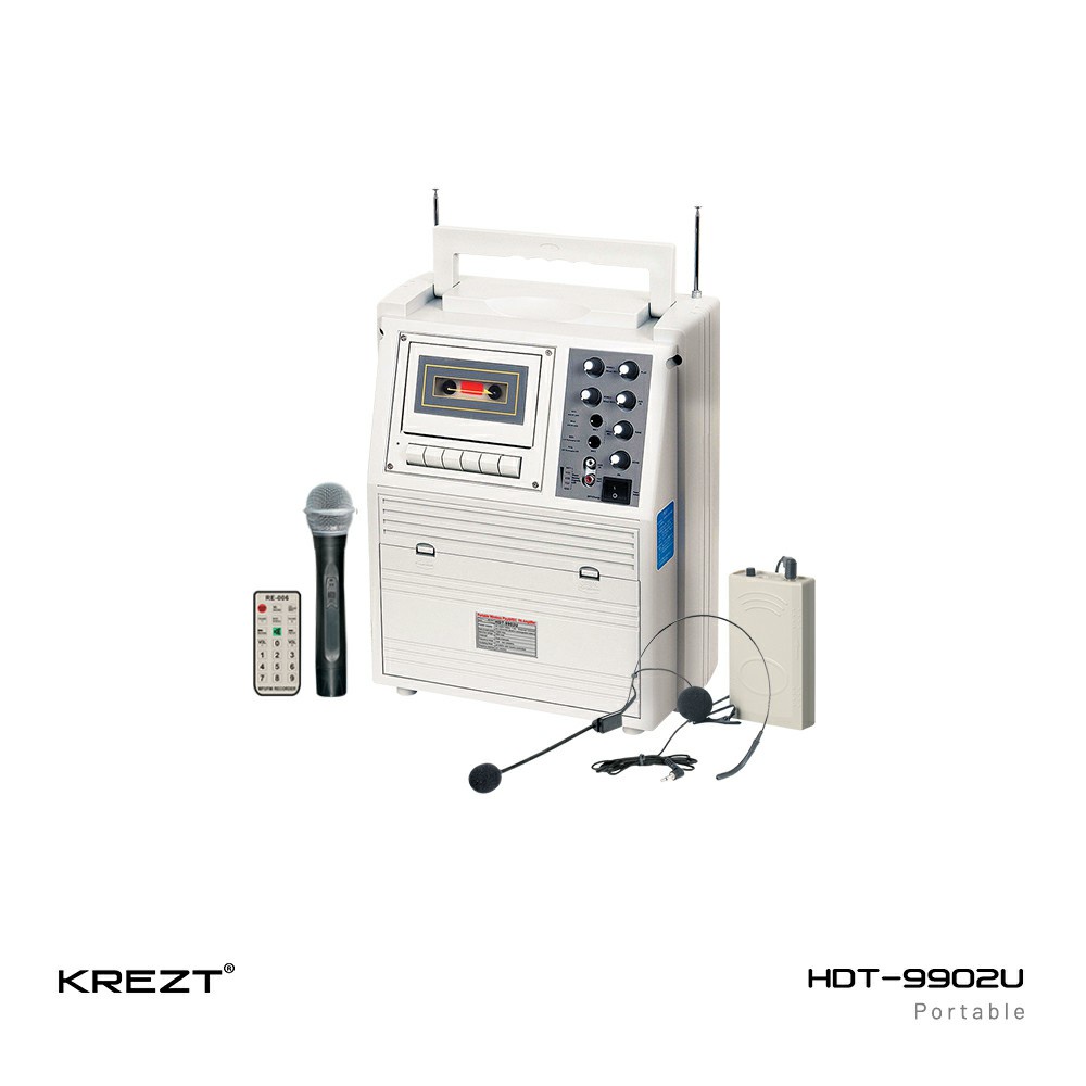 SPEAKER /SOUND SYSTEM PORTABLE - KREZT HDT-9902U