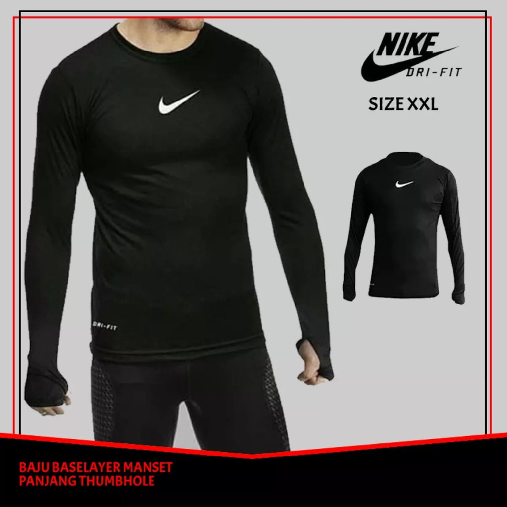 BAJU MANSET BASELAYER LENGAN PANJANG STRECH OLAH RAGA