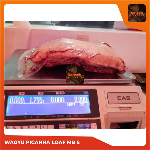 

PREMIUM PICANHA STEAK LOAF TOKUSEN WAGYU MB 4-5