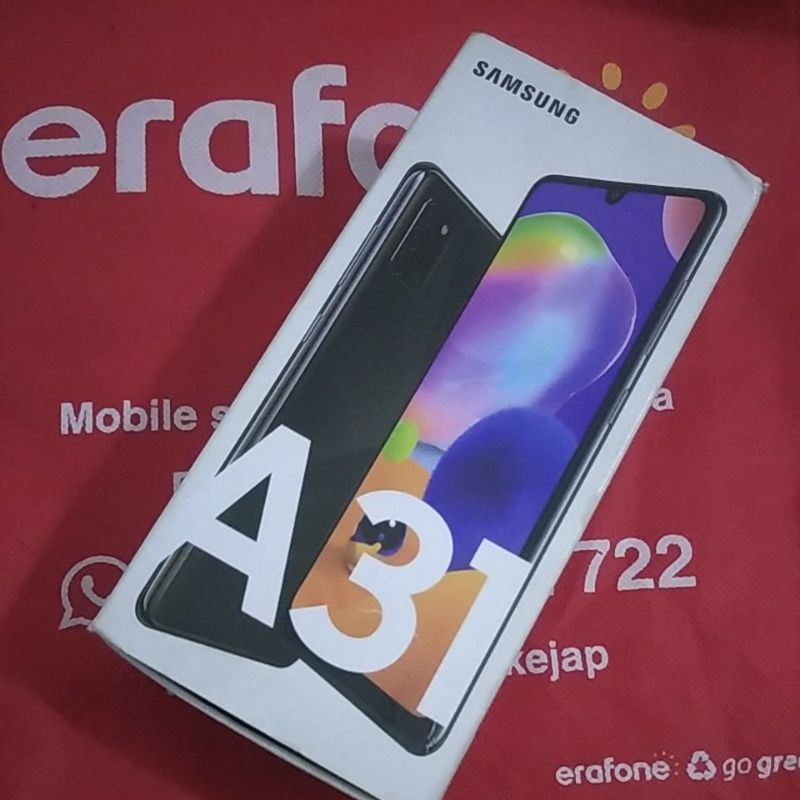 Samsung A31 ram 6gb internal 128gb 5000mah segel terawat