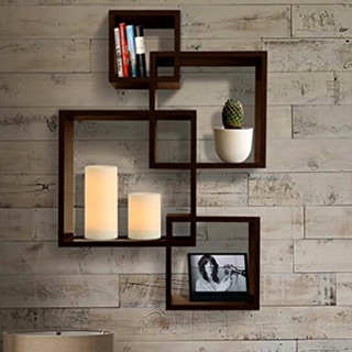 rak dinding flat set minimalis putih nempel kayu coklat rak dinding flat set minimalis putih nempel kayu coklat