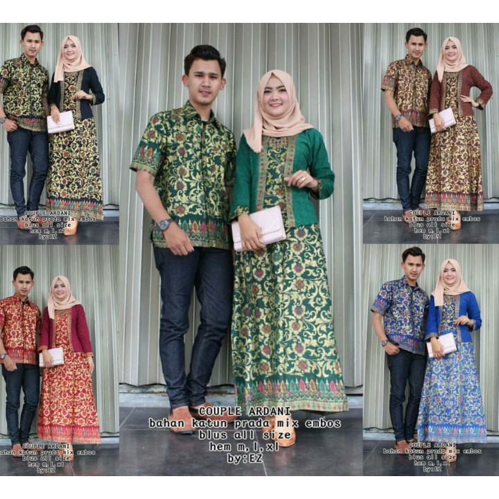 Couple ARDAN, batik couple kekinian couple, couple kondangan, couple modis,casual couple,ootd couple