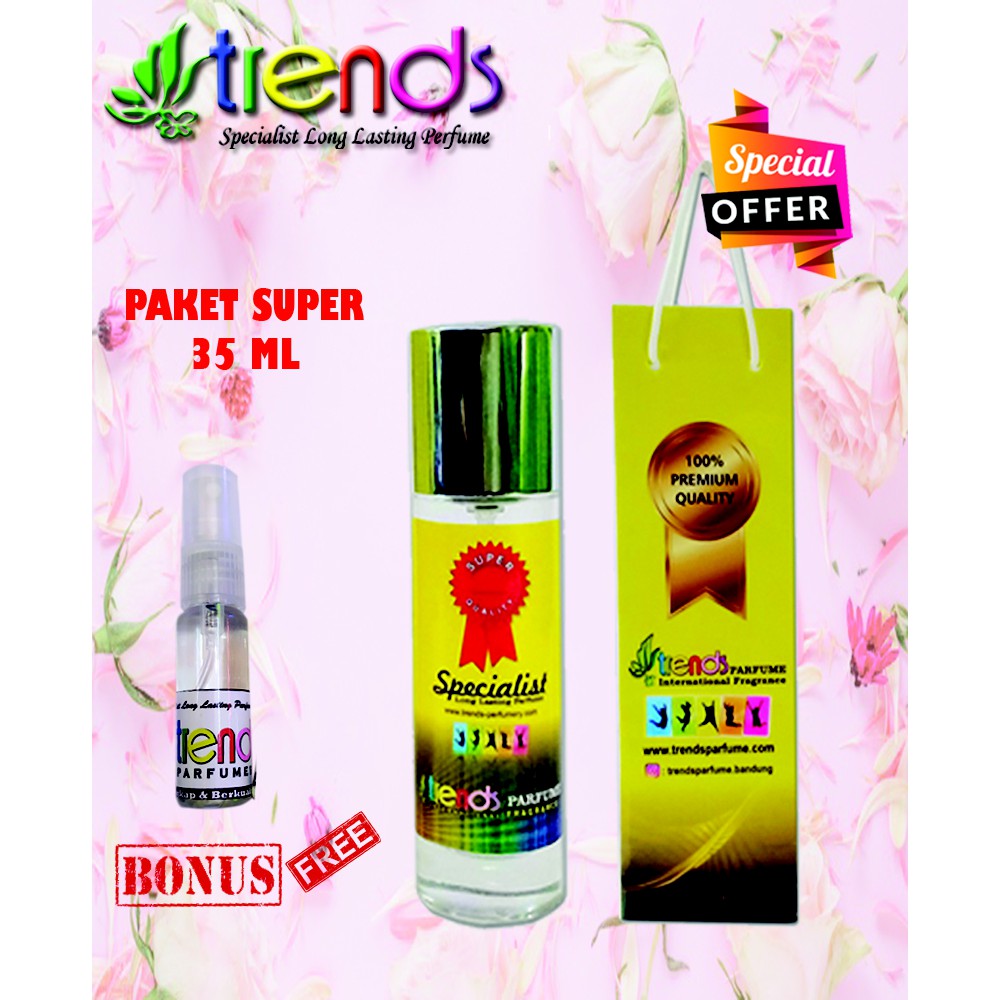 TRENDS PARFUME BANDUNG 35ML (Parfum Pria dan Parfum Wanita) Parfume