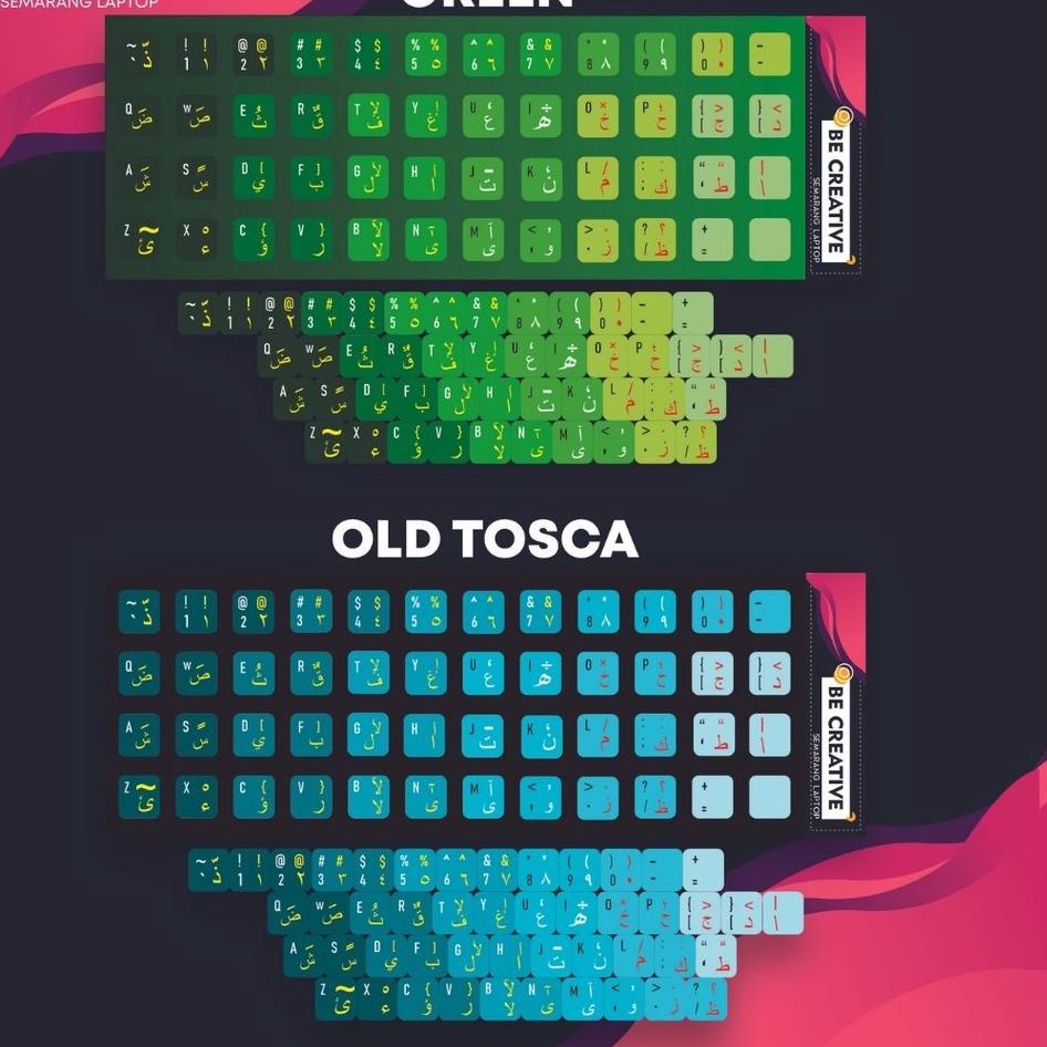 

➟Terupdate TILZ0 STIKER KEYBOARD ARABIC LAPTOP PC Sticker Kibot Font Arab 95 ➟Model Terkini