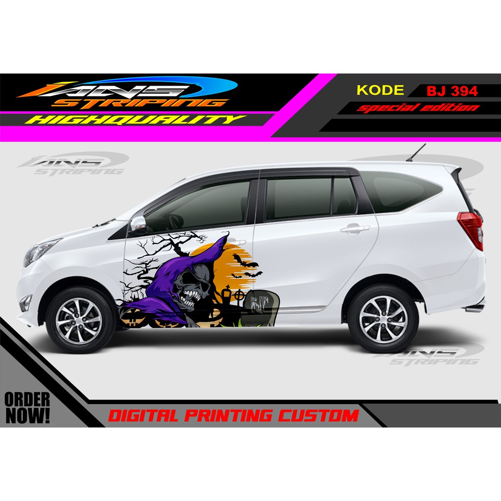 STIKER MOBIL DECAL STICKER MOBIL SIGRA, AVANZA, DATSUN, ERTIGA / STIKER MOBIL / VARIASI STIKER MOBIL