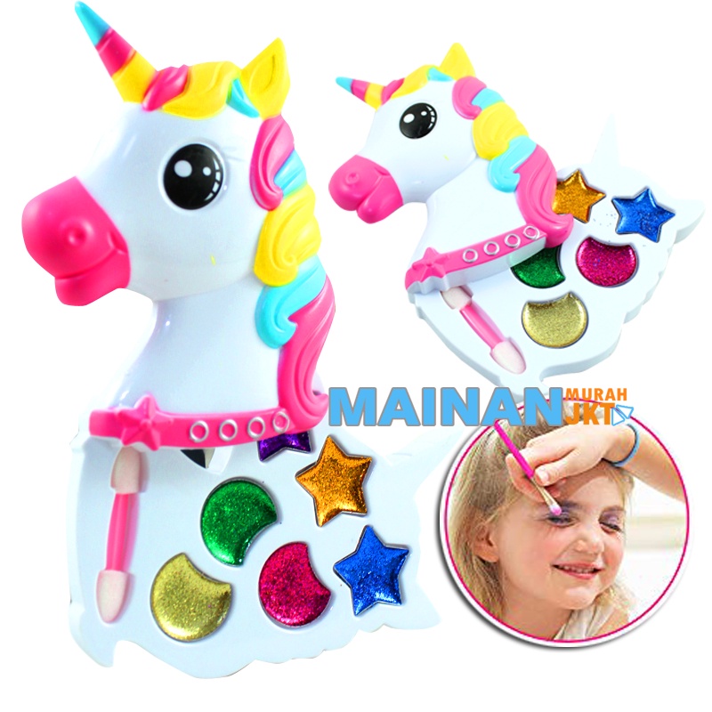 MAINANKEI MAINAN ANAK MURAH MAKEUP FASHION GIRL CM128 MAKEUP KUDA PONY SET