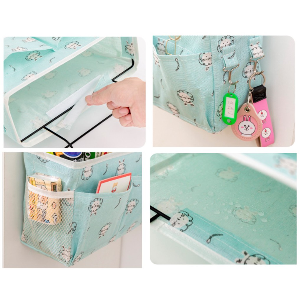 Swopply HL0226 Tas Penyimpanan Gantung Organizer Bedside Storage Serbaguna Tas Gantung