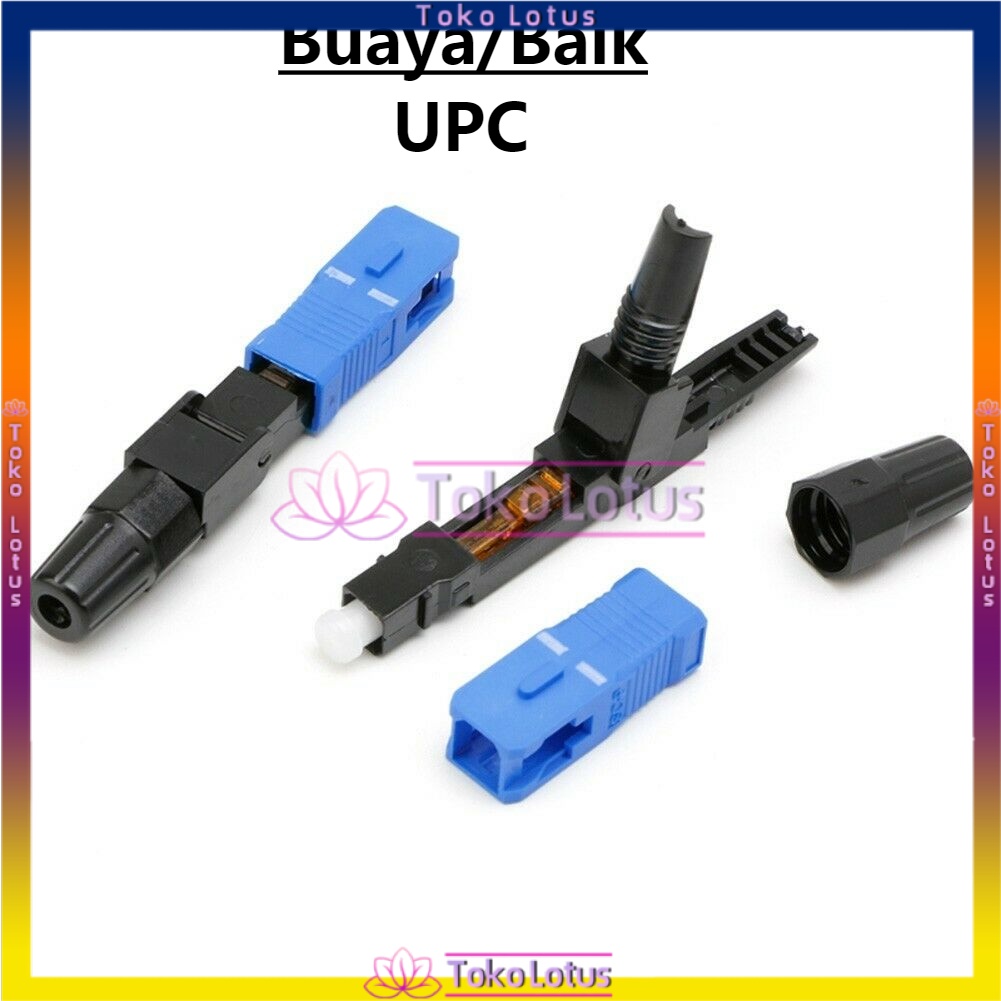 SC UPC/APC Buaya Biasa 10PCS/1PACK  FTTH Fiber Optic Konektor