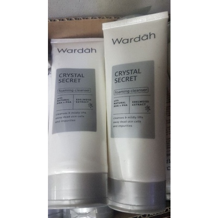 WARDAH WHITE CRYSTAL Secret Facial Wash With Natural AHA Original 100%