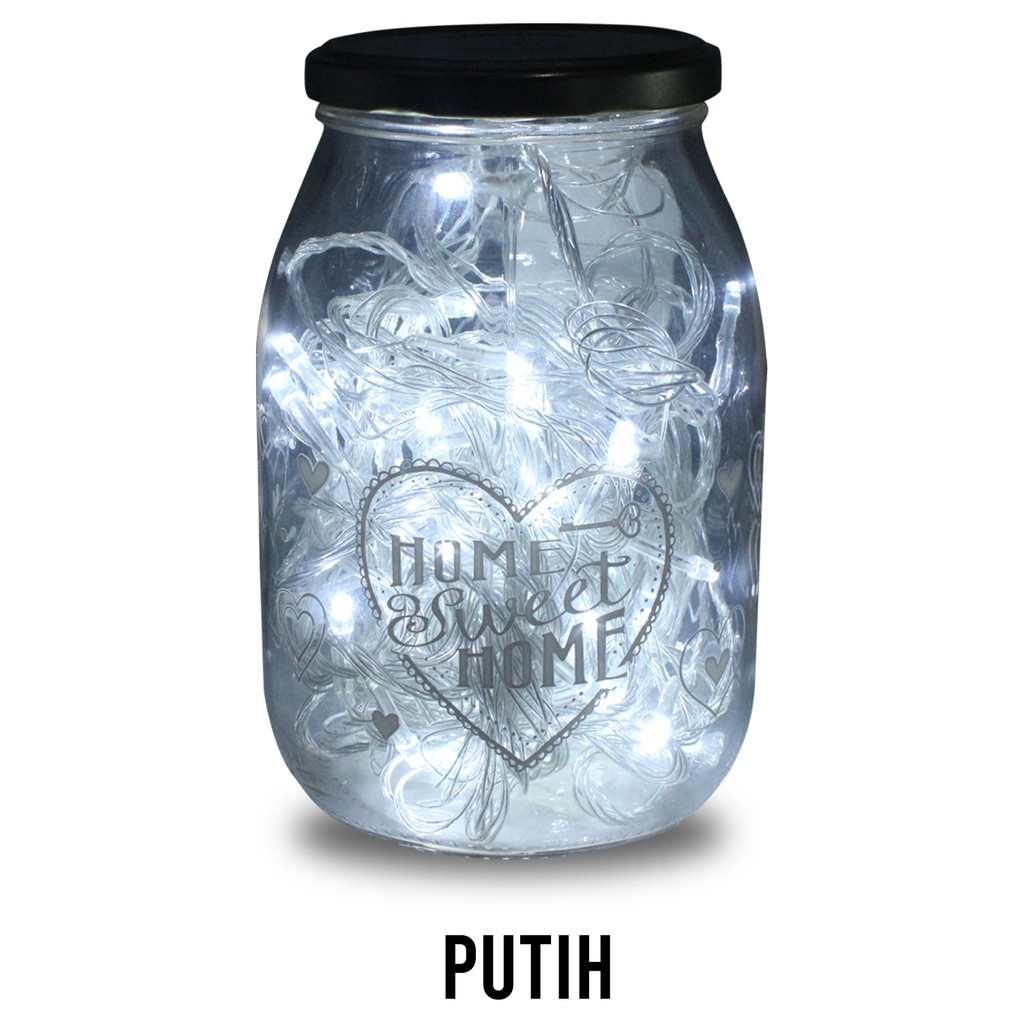 FygaleryMedan Lampu Tumblr Xeron 10 Meter Packing BOX Lampu Natal Lampu Led Lampu Hias Dekorasi-Putih Kotak