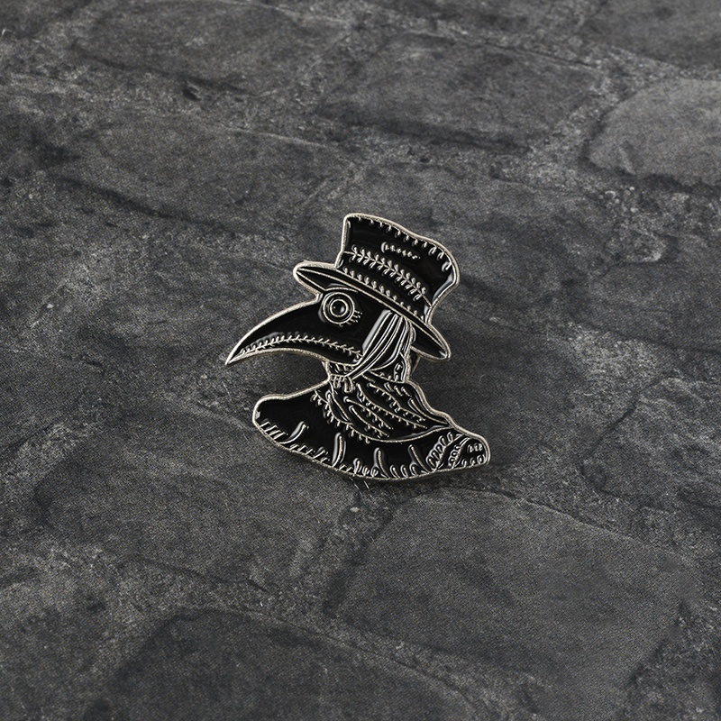 Bros Pin Enamel Desain Dokter Medis Gaya Punk Untuk Hadiah