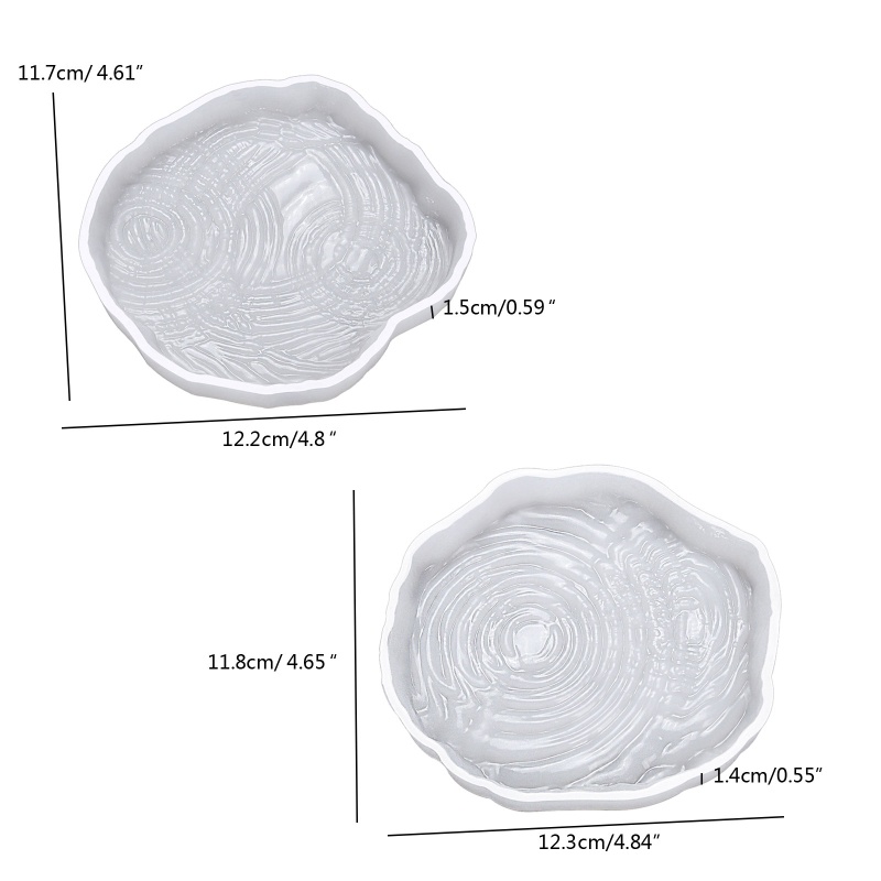 Siy Cetakan Resin Epoksi Uv Bentuk Riak Kreatif Bahan Silikon
