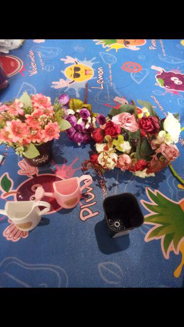 Pot Plastik Shabby Vas Plastik