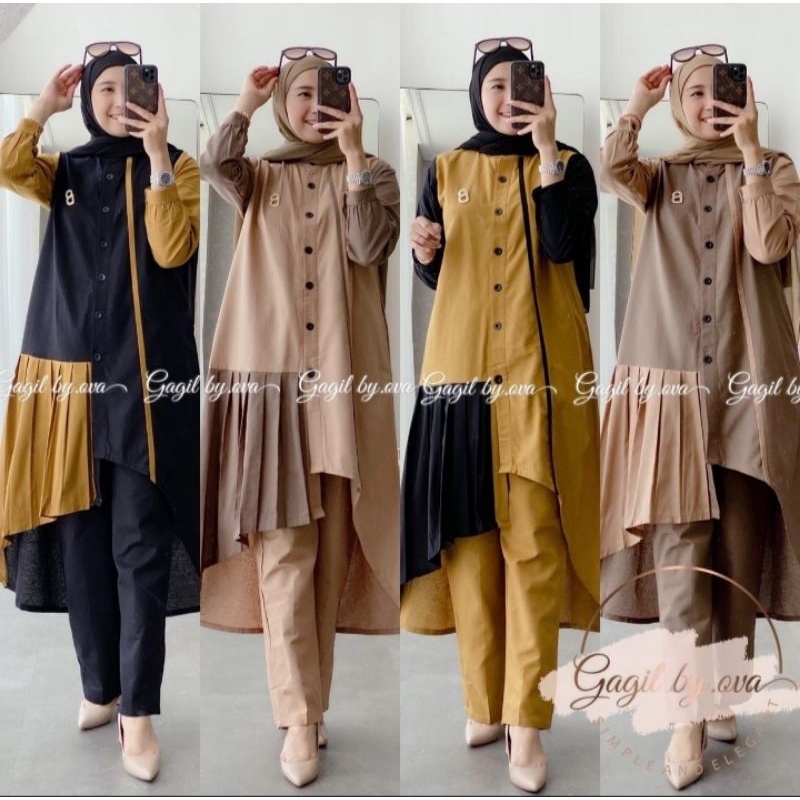 HISUNNYSTORE stelan SEREENA by GAGIL FASHION GAGIL OVA ORIGINAL GAGIL BAJU STELLAN GAGIL BISA COD