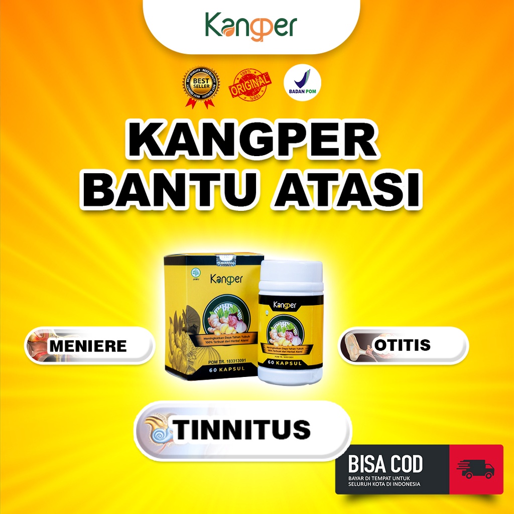 Kangper obat telinga Berdengung Bernanah Berair Tersumbat congek herbal asli bpom