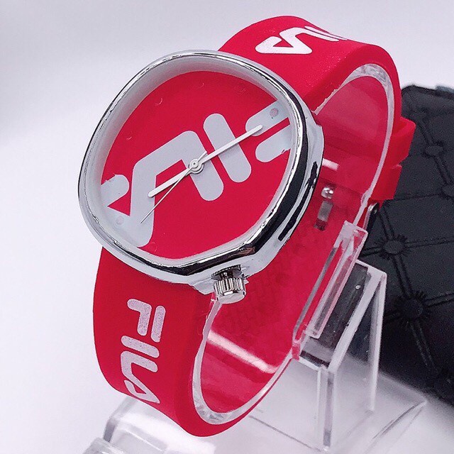 F86 JAM TANGAN FASHION RUBBER FL WANITA/PRIA TALI KARET