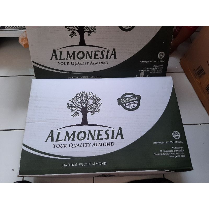 

almond mentah dus Almonesia 22.68kg