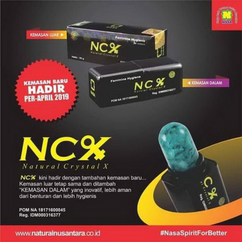 NCX CRYSTAL X NASA ORI| NCX NASA CRISTAL X ORIGINAL 100% | NCX NASA