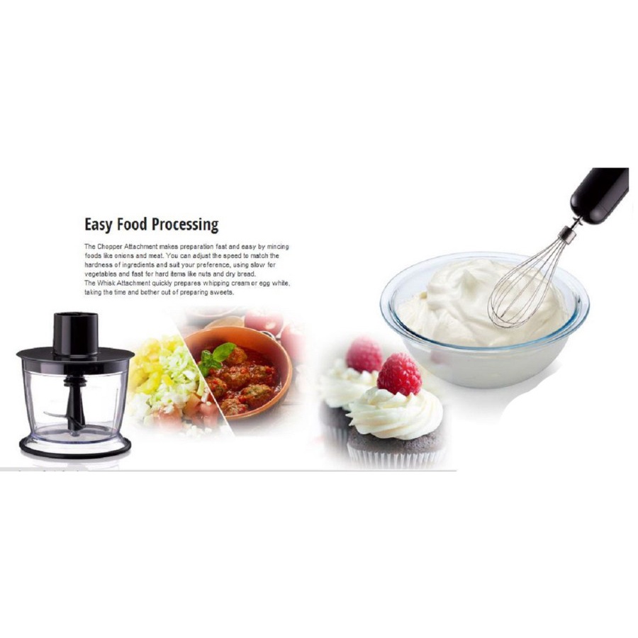 Panasonic MX-SS-1 Hand Blender 3 In 1 Untuk Setiap Masakan