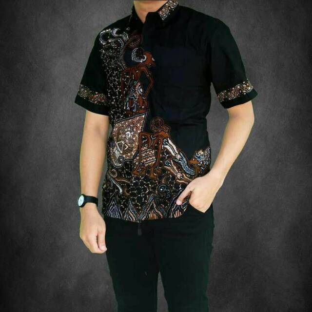 NEW ARRIVAL DISTRO BATIK PRIA BORDIR SOGAN HRB026 BATIKAF NOTOARTO BATIK IPNU-IPPNU HEM PRIA Bel