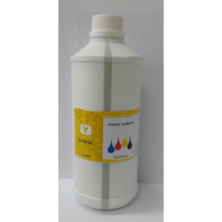 Tinta Sublim INKU @ 1Liter (Harga 1 Set / CMYK 4 botol)