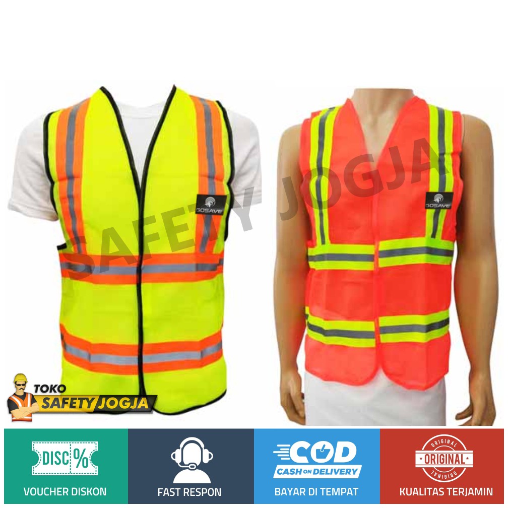 ROMPI PROYEK SAFETY KOMBINASI POLYESTER 4 LINE GOSAVE