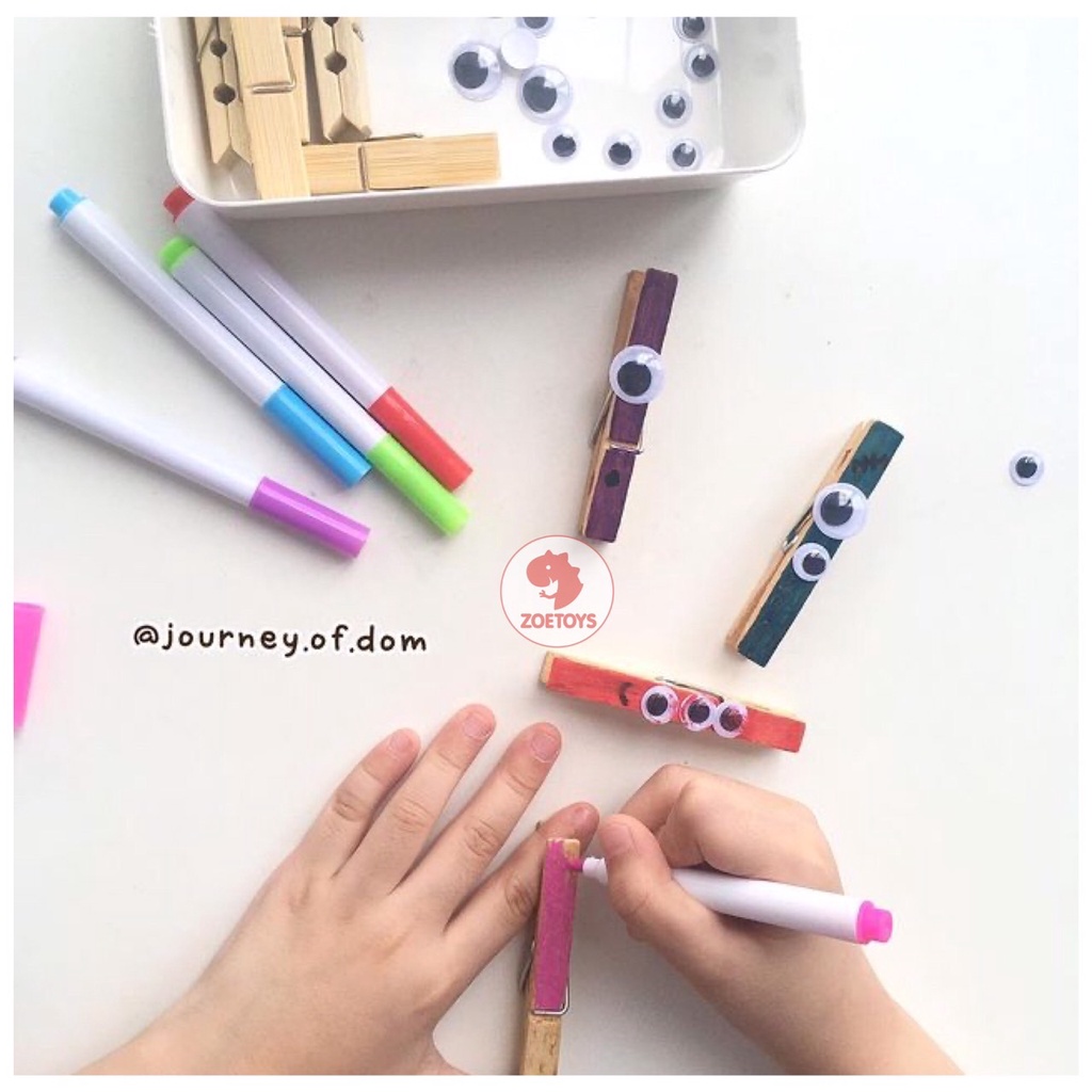 Zoetoys Wipe Clean Marker | Liquid Chalk Spidol Wipe Clean Book | Papan Tulis Whiteboard Blackboard Sepidol Kecil Mini Warna Warni Penghapus Marker Anak anak 2 in 1 Murah