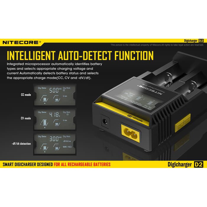 Promo Nitecore D2 BERGARANSI  Charger Nitecore D2  Nitecore D2 Murah