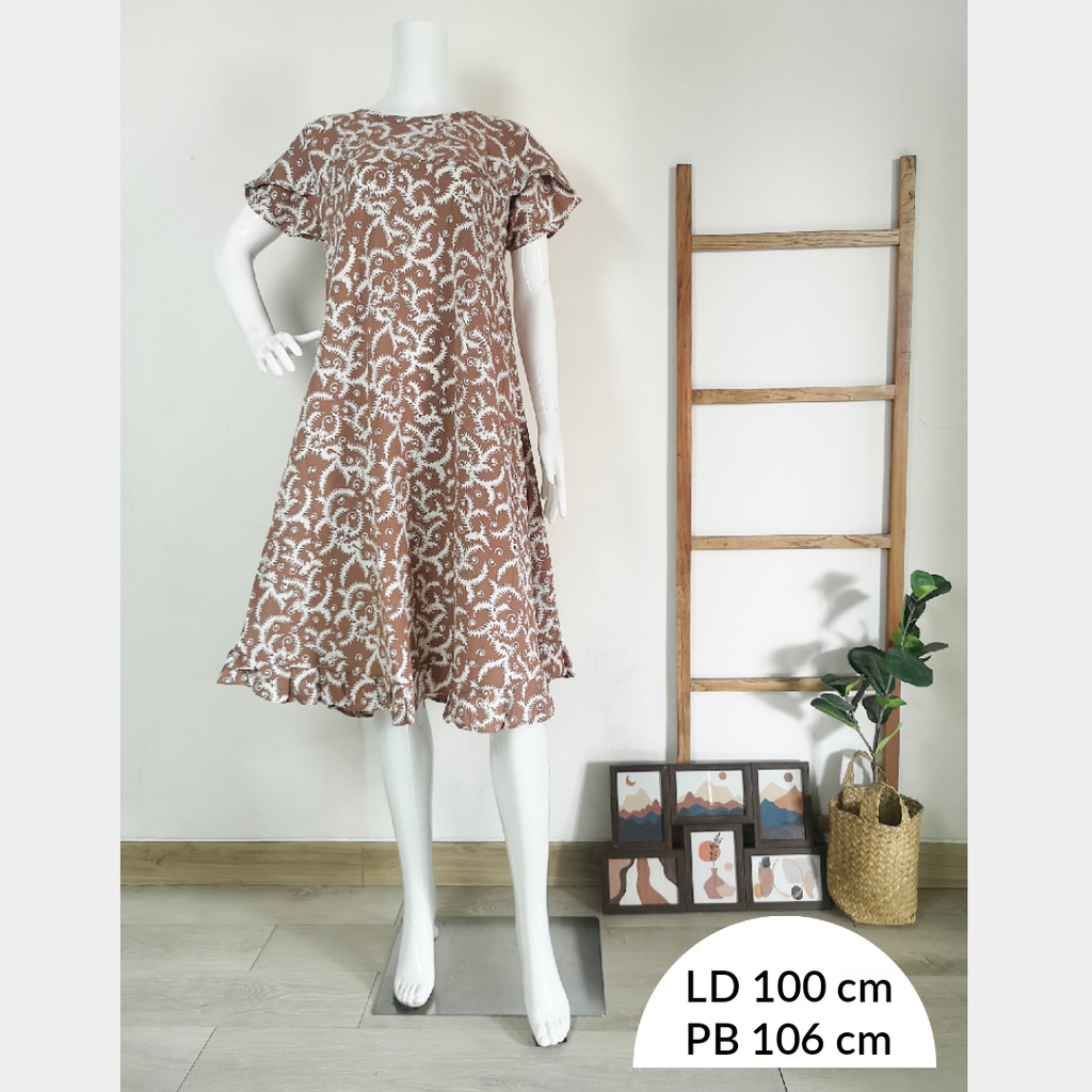 Daster Qonita Batik (D Rosmalia Hls) | Boutique quality | Non Busui Friendly