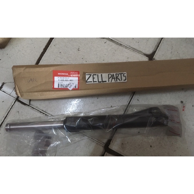 shock skok as sok depan kanan assy set 51400-k81-n01 honda new beat fi esp eco digital 2017 original