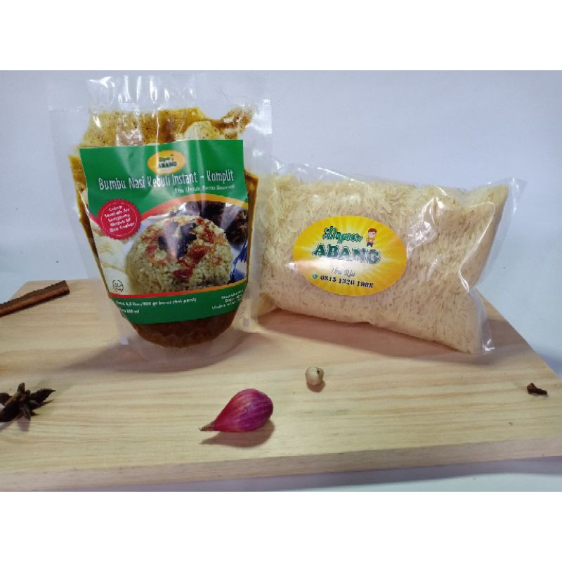 

Paket Bumbu Kebuli Instan-Komplit + Beras Basmati